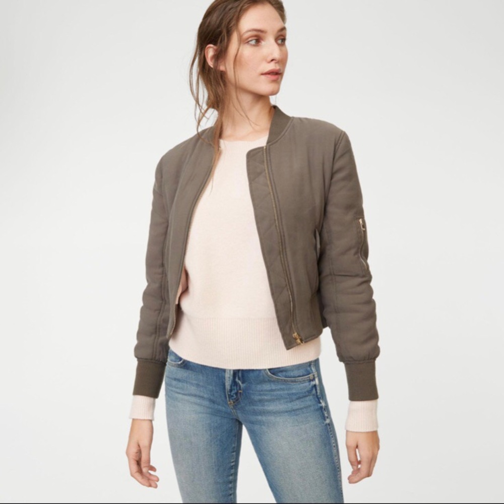 Club Monaco Lindawanna Bomber Jacket